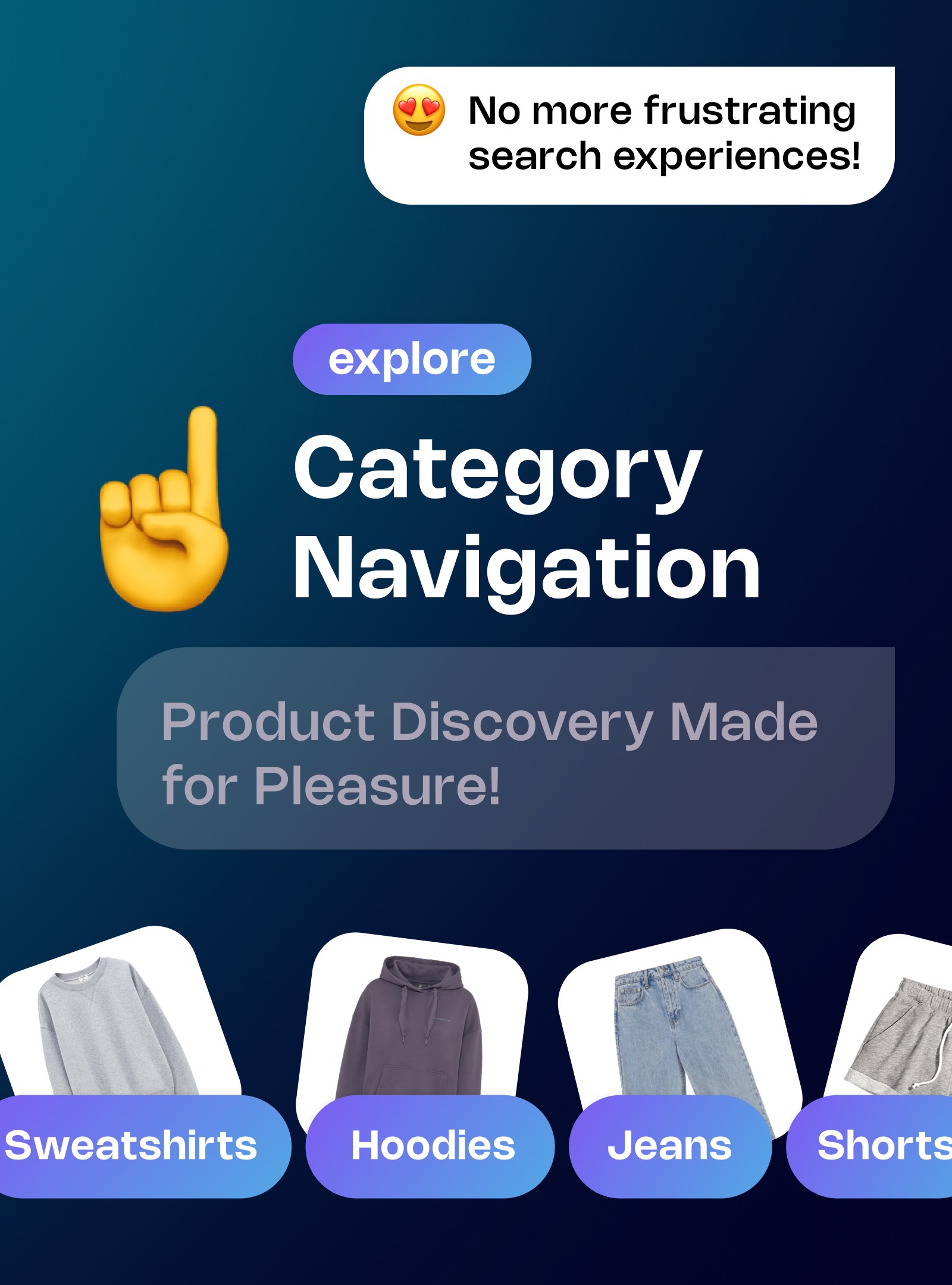 category navigation slide